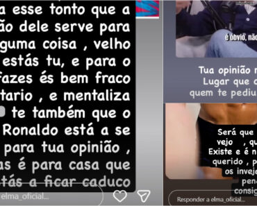 “Otário, Estás a Ficar Caduco”: Irmã De Ronaldo Reage e Ataca Carlos Daniel Após Opinião Viral “Otário, Estás a Ficar Caduco”: Irmã De Ronaldo Reage e Ataca Carlos Daniel Após Opinião Viral