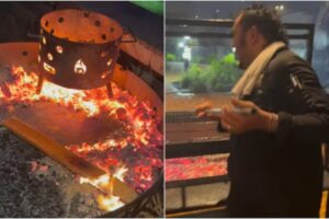 Ver Para Crer. Seleção Argentina Faz Churrasco… Em Plena Tempestade