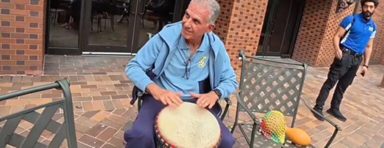Carlos Queiroz Lidera a Música No Gana Antes Do Duelo Contra Croácia Carlos Queiroz Lidera a Música No Gana Antes Do Duelo Contra Croácia