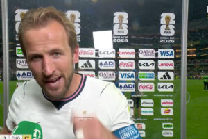 Harry Kane Cantou Com Os Adeptos e Ficou Sem Voz Para Falar Com Os Jornalistas e Protagoniza Momento Divertido