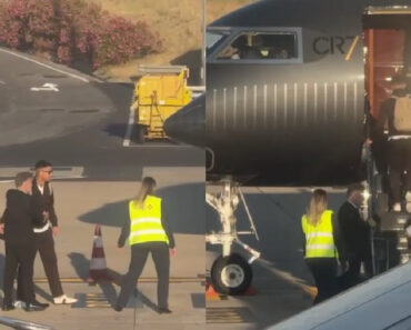 Cristiano Ronaldo Chegou a Lisboa e Seguiu Viagem No Seu Jato Privado Cristiano Ronaldo Chegou a Lisboa e Seguiu Viagem No Seu Jato Privado