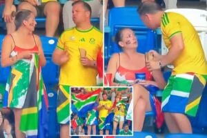 Discussão Entre Casal No Mundial Já é Viral. Internautas Pedem o Divórcio