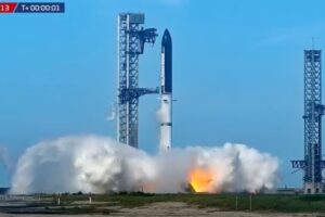 Falha Em Vários Motores Trava Lançamento Do Mega-Foguetão Starship Da SpaceX