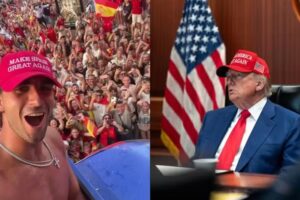 Ferran Torres Copiou Boné De Donald Trump. Casa Branca Já Reagiu