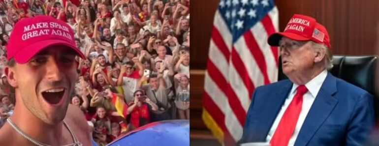 Ferran Torres Copiou Boné De Donald Trump. Casa Branca Já Reagiu Ferran Torres Copiou Boné De Donald Trump. Casa Branca Já Reagiu