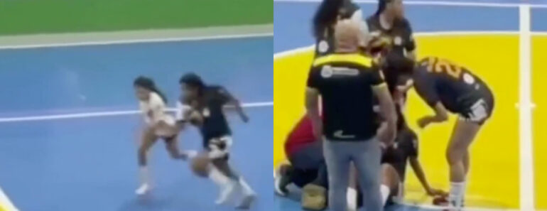 Jogadora é Suspensa 5 Anos Por Pontapear a Cabeça De Adversária Durante Jogo De Futsal Jogadora é Suspensa 5 Anos Por Pontapear a Cabeça De Adversária Durante Jogo De Futsal