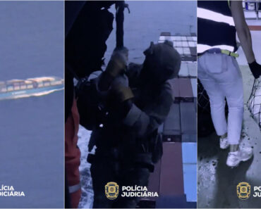 Polícia Judiciária Revela Imagens Da Mega Apreensão De Cocaína Num Navio Porta-Contentores Polícia Judiciária Revela Imagens Da Mega Apreensão De Cocaína Num Navio Porta-Contentores