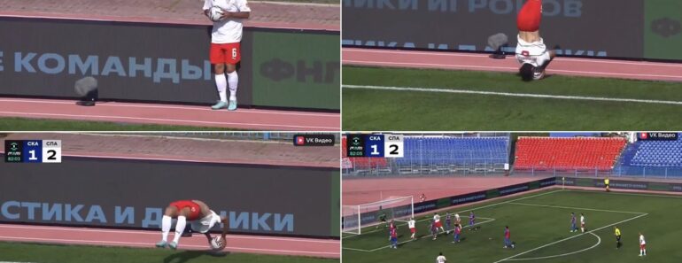 Assistência Acrobática Na Segunda Divisão Russa Parece Saída De Um Espetáculo De Ginástica Assistência Acrobática Na Segunda Divisão Russa Parece Saída De Um Espetáculo De Ginástica