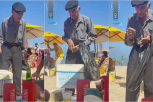Idoso De 85 Anos Vende Pudins Na Praia Para Conseguir Dinheiro Para Exames Médicos