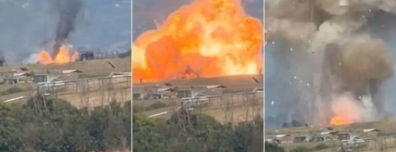 Explosão Em Grande Fábrica De Munições Em Itália Sem Registo De Vítimas Explosão Em Grande Fábrica De Munições Em Itália Sem Registo De Vítimas