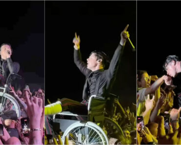 Yungblud Fez Crowdsurfing Numa Cadeira De Rodas Em Vilar De Mouros Após Acidente De Moto Yungblud Fez Crowdsurfing Numa Cadeira De Rodas Em Vilar De Mouros Após Acidente De Moto