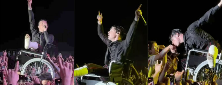 Yungblud Fez Crowdsurfing Numa Cadeira De Rodas Em Vilar De Mouros Após Acidente De Moto Yungblud Fez Crowdsurfing Numa Cadeira De Rodas Em Vilar De Mouros Após Acidente De Moto