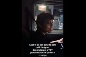Camionista Brasileiro Parado Pela Polícia Após Ser Confundido Com Criança
