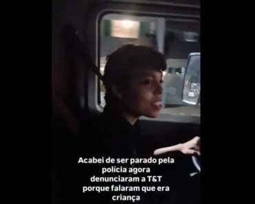 Camionista Brasileiro Parado Pela Polícia Após Ser Confundido Com Criança Camionista Brasileiro Parado Pela Polícia Após Ser Confundido Com Criança