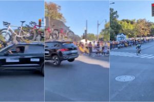 Carro Levanta Voo Nos Mundiais De Ciclismo e Selecionador Espanhol é Expulso