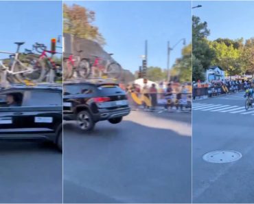 Carro Levanta Voo Nos Mundiais De Ciclismo e Selecionador Espanhol é Expulso Carro Levanta Voo Nos Mundiais De Ciclismo e Selecionador Espanhol é Expulso