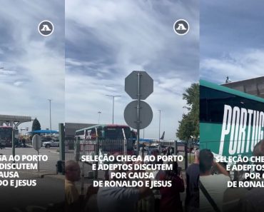 Tensão No Aeroporto Do Porto: Adeptos Discutem Por Ronaldo e Jorge Jesus e Polícia Intervém Tensão No Aeroporto Do Porto: Adeptos Discutem Por Ronaldo e Jorge Jesus e Polícia Intervém