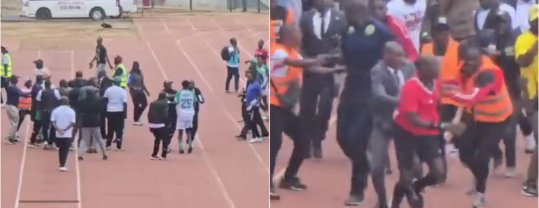 Árbitro Marca Penálti e é Perseguido e Agredido Por Adeptos No Quénia Árbitro Marca Penálti e é Perseguido e Agredido Por Adeptos No Quénia