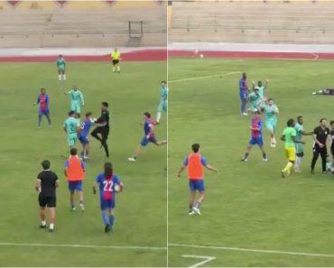Guarda-Redes Do Alverca B Perde a Cabeça e Agride Adversário Após o Apito Final Guarda-Redes Do Alverca B Perde a Cabeça e Agride Adversário Após o Apito Final