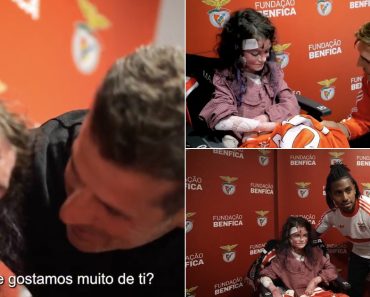 Menina De 15 Anos Com Doença Rara Realiza Sonho Ao Conhecer Todo o Plantel Do Benfica No Estádio Da Luz Menina De 15 Anos Com Doença Rara Realiza Sonho Ao Conhecer Todo o Plantel Do Benfica No Estádio Da Luz