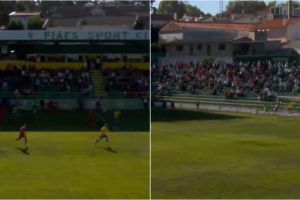 Salgueiros Marca Ao Estoril Um Golo Incrível Com Remate Do Meio-Campo