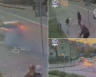 Criança Em Trotinete Escapa Por Centímetros De Carro Desgovernado Na Polónia Criança Em Trotinete Escapa Por Centímetros De Carro Desgovernado Na Polónia