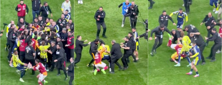 Dérbi De Istambul Acaba Em Batalha Campal Com Ex-Benfica Aktürkoğlu No Centro Da Confusão Dérbi De Istambul Acaba Em Batalha Campal Com Ex-Benfica Aktürkoğlu No Centro Da Confusão